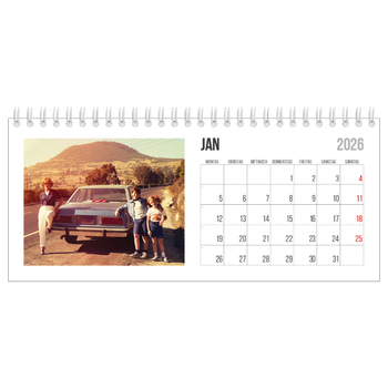 Tischkalender — Kurztext