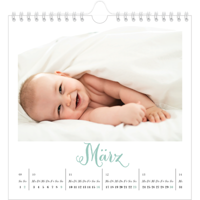 Jahreskalender Quadratisch — Hallo Welt [Marsch]