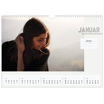 Fotokalender A3 — Notizkalender