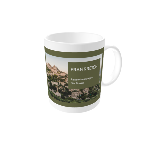 Tasse bedrucken — Reisefarben - Frankreich