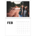 Fotokalender A4 doppelt (30 x 40 cm) — Datum groß [Februar]