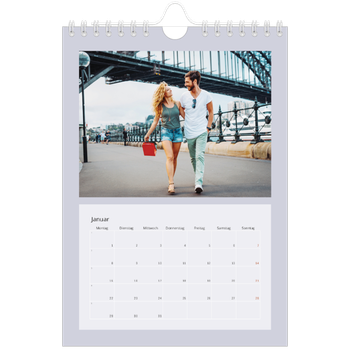 Fotokalender A5 — Farbenfroher Hintergrund