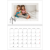 Fotokalender A4 doppelt (30 x 40 cm) — Durchsichtige Rahmen [April]