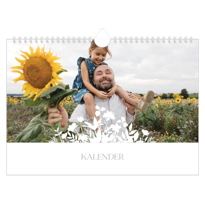 Fotokalender A4 — Blumenmotiv [deckblatt]