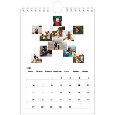 Fotokalender A5 — Collage shapes [deckblatt]