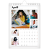 Fotokalender A5 — Zeitschriften-Stil [April]