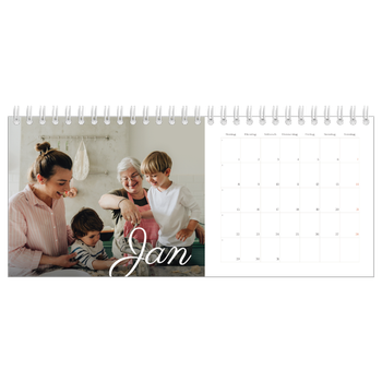 Tischkalender — Handgeschriebener Monat