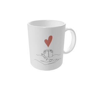 Tasse bedrucken — Liebeslinien