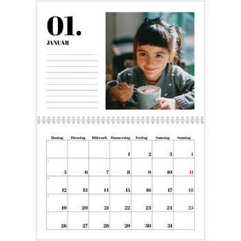 Fotokalender A4 doppelt — Serif und Momente