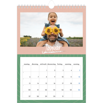 Fotokalender A4 — Farben und Muster
