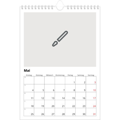 Fotokalender A4 (20 x 30 cm) — Gestalte deine eigenen Produkte [deckblatt]