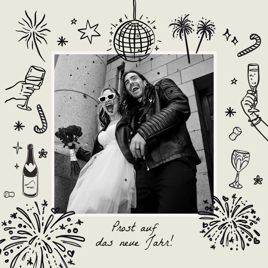 Fotokarten — Prickelndes Feuerwerk