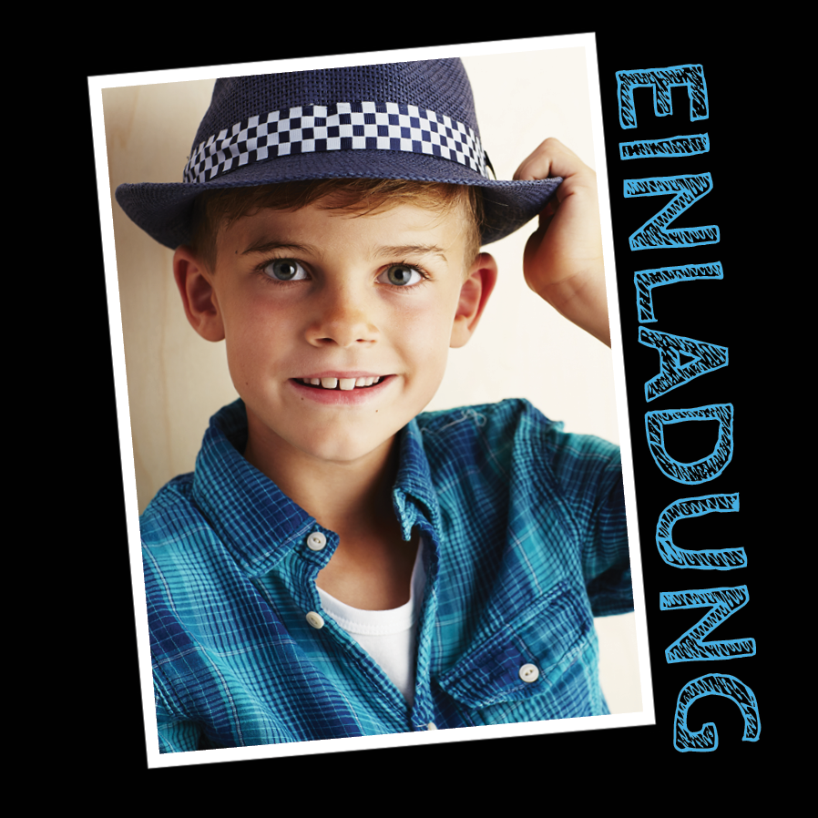 Einladungskarten — Sketchbuch-Look