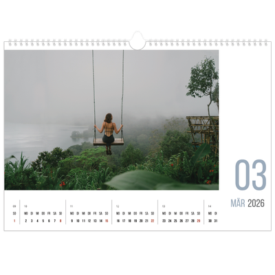 Fotokalender A3 — Monatszahlen [Marsch]