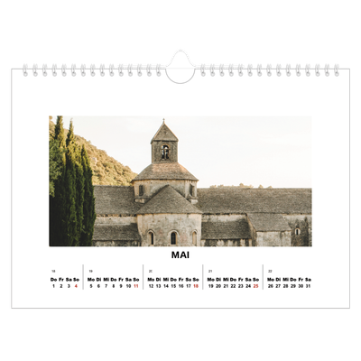 Fotokalender A4 — Schlichtes Foto [deckblatt]