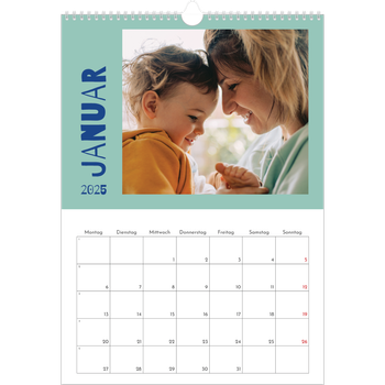 Fotokalender A3 — Farbenfroh wie du