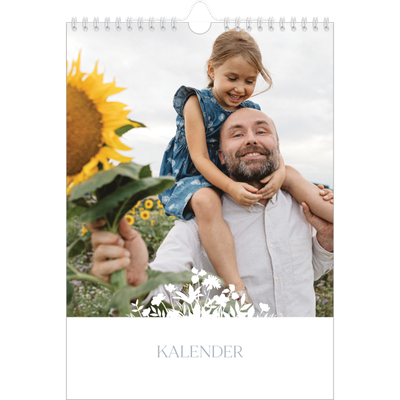 Fotokalender A4 (20 x 30 cm) — Blumenmotiv [deckblatt]