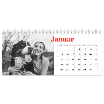Tischkalender — Kräftige Farben