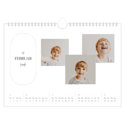 Fotokalender A4 — Große Pläne [Februar]