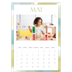 A3 Jahreskalender — Farbpinsel-Effekt [deckblatt]