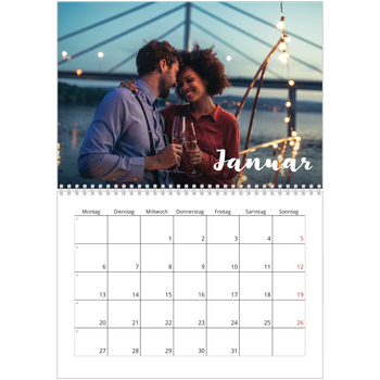 Fotokalender A4 doppelt — Monat