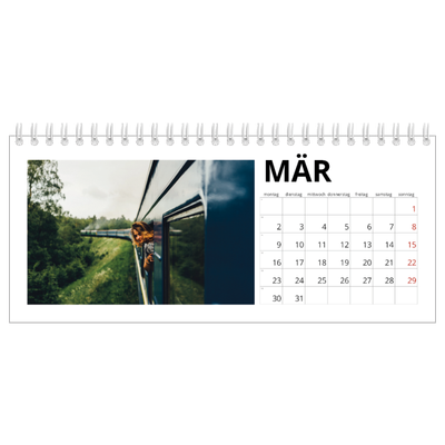 Tischkalender — Datum groß [Marsch]