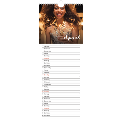 Küchenkalender  — Monat [April]