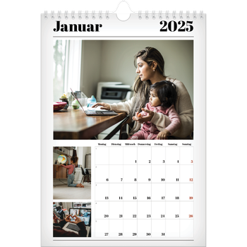 Fotokalender A4 — Zeitschriften-Stil