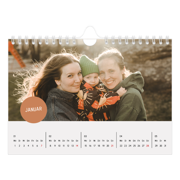Fotokalender A5 — Fotosticker
