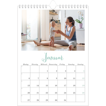 Fotokalender A4 — Hallo Welt