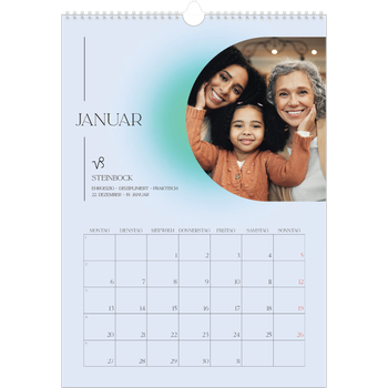 Fotokalender A3 — Astrologie Farbverlauf