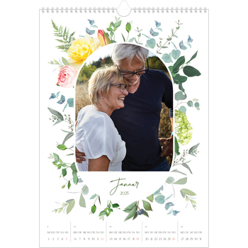 Fotokalender A3 — Klassisch geblümt