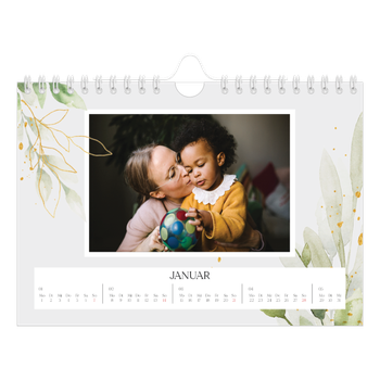 Fotokalender A5 — Floraler Akzent