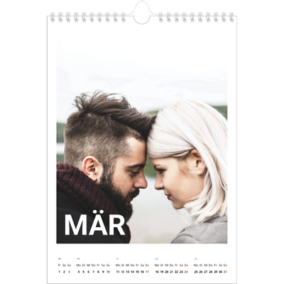 Fotokalender A4 (20 x 30 cm) — Großer Monat [Marsch]