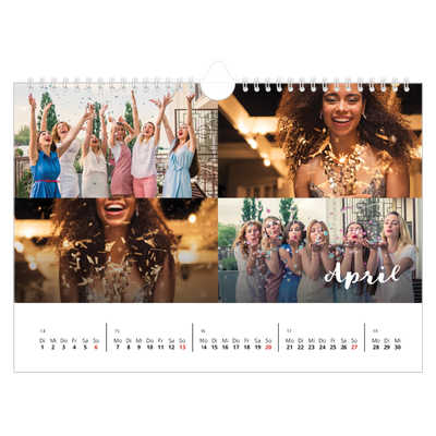 Fotokalender A4 — Monat [April]
