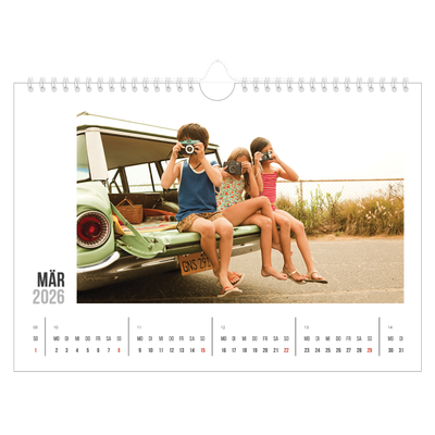 Fotokalender A4 — Kurztext [Marsch]
