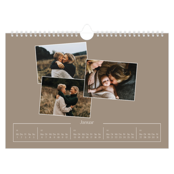 Fotokalender A4 — Gebastelte Momente