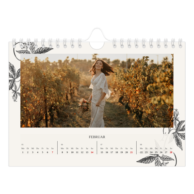 Fotokalender A5 — Tinte und Efeu [Februar]