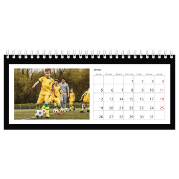 Tischkalender — Schwarzer Rahmen