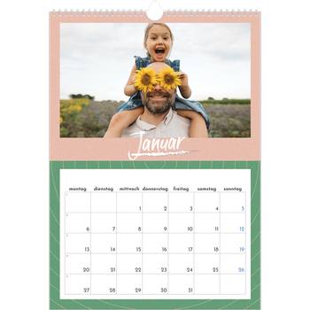 Fotokalender A3 — Farben und Muster