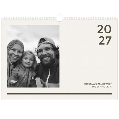 Fotokalender A3 — Modern und kräftig [deckblatt]