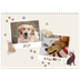 Fotokalender A4 doppelt (30 x 40 cm) — Verspielter Welpe [deckblatt]