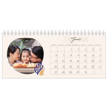 Tischkalender — Verspielte Korallen