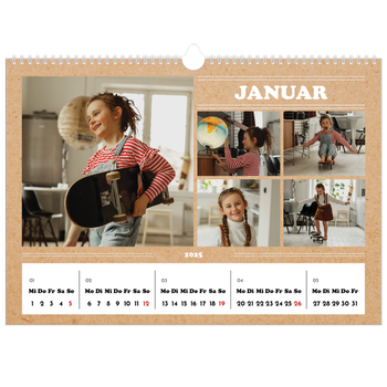 Fotokalender A3 — Magazinstil