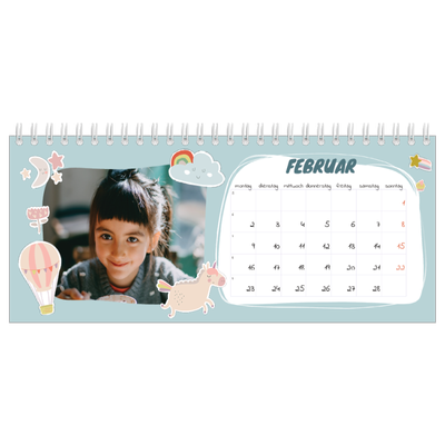 Tischkalender — Magischer Regenbogen [Februar]