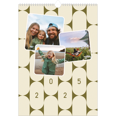 A3 Jahreskalender — Retro-Muster [deckblatt]