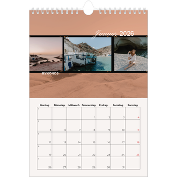 Fotokalender A4 — Wanderlust