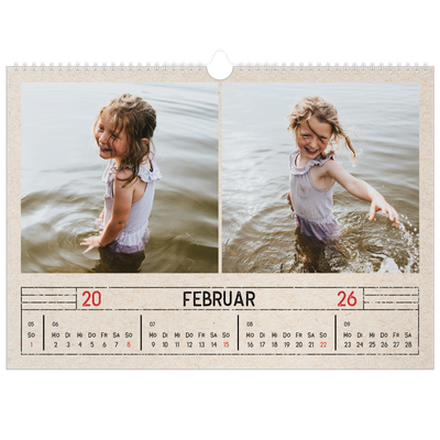 Fotokalender A3 — Stempeleffekt [Februar]