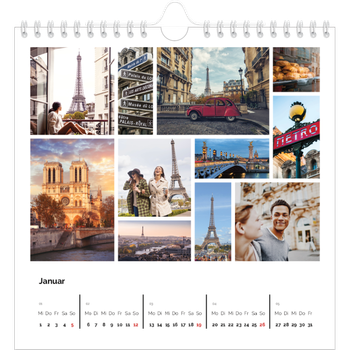 Fotokalender Quadratisch — Kollage