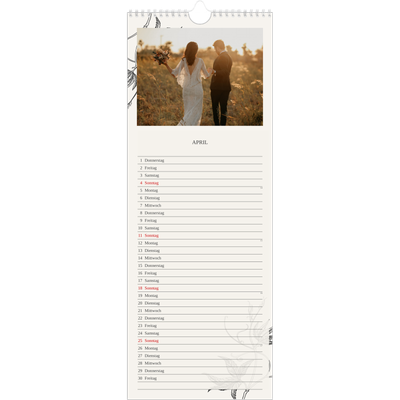 Küchenkalender  — Tinte und Efeu [April]